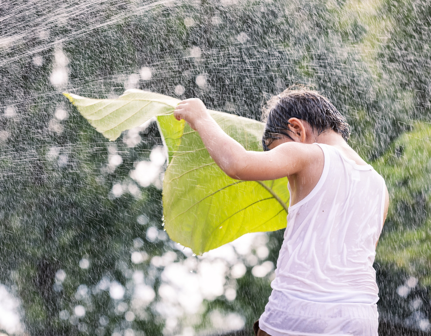Sometimes, the best way to weather the storm is for kids to play