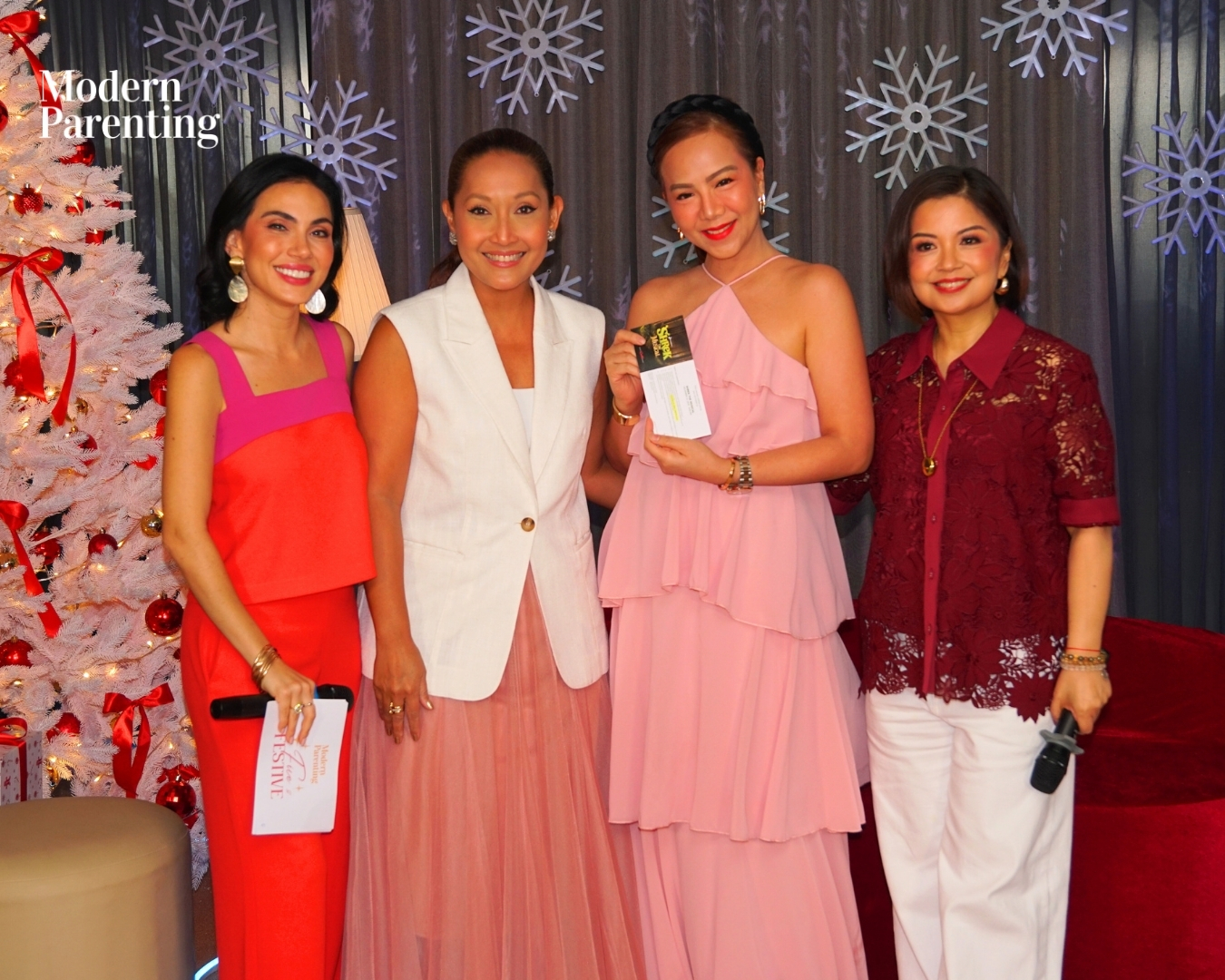 Winner of 2 Tickets for Shrek the Musical, L to R: Anne Gauthier, Mitch Suarez, Gen Yalung, Marga Tupaz